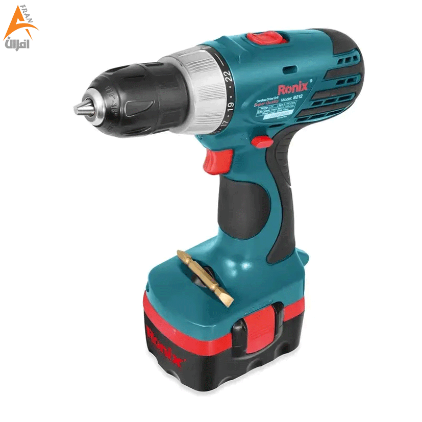دریل پیچگوشتی شارژی 12 ولت مدل 8212 با موتور ژاپنی و کیف BMC