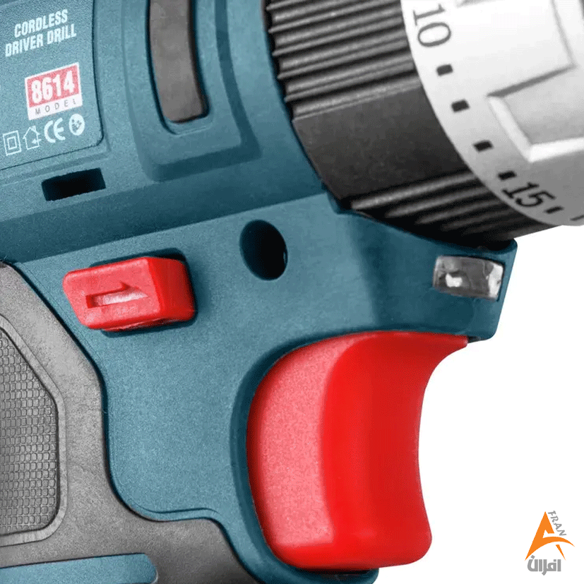 دریل پیچ گوشتی چکشی شارژی دو سرعته رونیکس 14 ولت مدل 8614